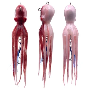 Heavy-Duty UV Luminous TPE Soft Squid Trolling Series