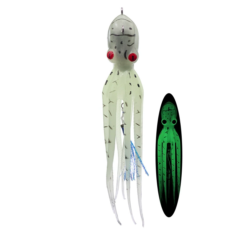 Heavy-Duty UV Luminous TPE Soft Squid Trolling Series - Image 3