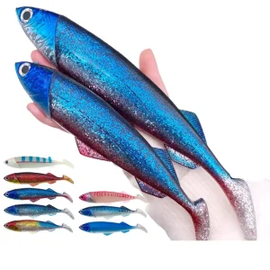 Heavy-Duty Trophy Hunter Big Game Trolling Soft Bait Series