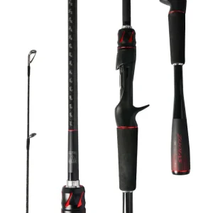 7'0" Carbon Fiber Spinning & Casting Rod Series with Monocoque Grip