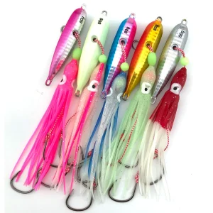 Custom Inchiku Jig Series with Soft Squid Skirt