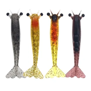Custom Forked-Tail Soft Plastic Shrimp Lure Series